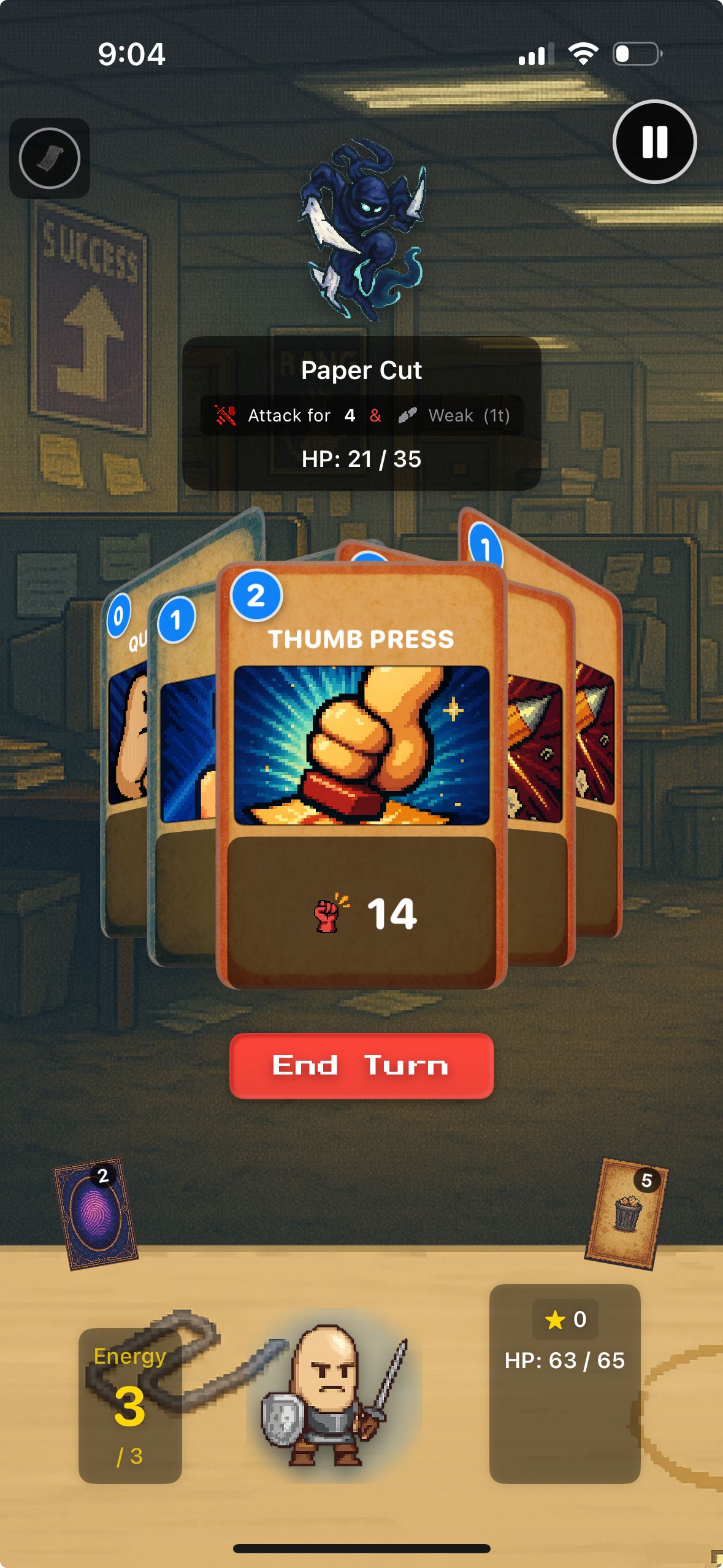 Card Carousel in Hand